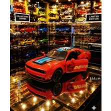 Oyuncak Sahili Dodge Challenger 12.5cm Srt Koleksiyon Fast Furıous Dominic Toretto Model Orjnal Araba Kırmızı