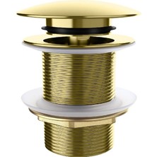 Valtemo Brass Pop-Up Sifon Başlığı-Mat Altın