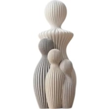 Tigea Accessories 3D Dekorati̇f Ürün Love Salon Oturma Biblo – Salon Için Dekoratif Ürün 4'lü