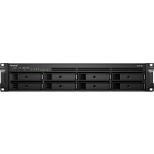 Synology 8diskli Ryzen V1500B-4GB Ram-Gigabit Rack Nas Server RS1221 Plus