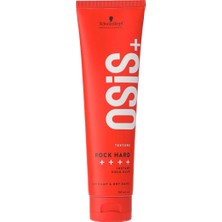 Schwarzkopf Osis+ Texture Rock Hard Instant Hold Glue Ultra Güçlü Saç Şekillendirici Macun 150 ml