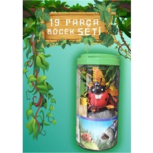 Boratila Toys 25 cm Kovada 19 Parça Böcekler Seti Oyuncak
