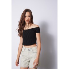 Nisan Triko Triko Korse Top