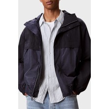 Calvin Klein Logolu Relaxed Fit Kapüşonlu Mont LV04RG503GCEF Erkek Mont LV04RG503G Cef