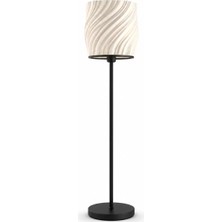Tigea Accessories Luna Lambader Salon Oturma Odasi – Salon Aydınlatması 150 cm Siyah