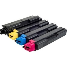 Xplus Kyocera TK-5280 4'lü Set Muadil Toner Siyah Mavi Kırmızı Sarı P6235CDN M6235CIDN M6635CDN