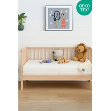 Dizanor %100 Organic Cotton Full Ortopedik 10 cm Kalınlık Bebek Oyun Parkı,park Yatak ve Beşik Yatağı