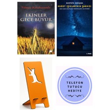 Doğan Kitap Ekinler Gece Büyür - Yılmaz Karakoyunlu + Kuzey Işıklarının Şarkısı + Telefon Tutucu