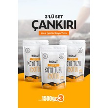Bisalt Çankırı Kaya Tuzu Ince Iyotlu 3 x 1500 G (3'lü Avantaj Paketi)