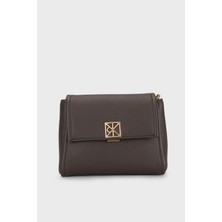 Calvin Klein Logolu Çıkarılabilir Askılı Çanta LV04F3511GBAL Bayan Çanta LV04F3511G Bal