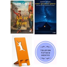 Doğan Kitap Aşk ve Isyan - Nedim Gürsel + Kuzey Işıklarının Şarkısı + Telefon Tutucu