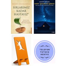 Destek Yayınları Sırlarımız Kadar Hastayız - Bülent Demircioğlu + Kuzey Işıklarının Şarkısı + Telefon Tutucu