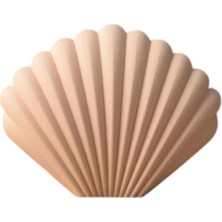 Tigea Accessories Deniz Kabuğu Formlu 3D Modern Dekoratif Boyanabilir Vazo
