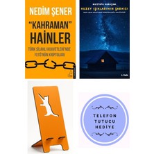 Destek Yayınları Kahraman Hainler - Nedim Şener + Kuzey Işıklarının Şarkısı + Telefon Tutucu