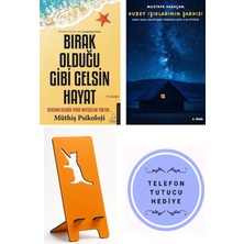 Destek Yayınları Bırak Olduğu Gibi Gelsin Hayat - Müthiş Psikoloji + Kuzey Işıklarının Şarkısı + Telefon Tutucu