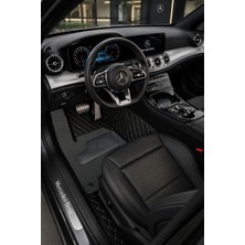 Mercedes Siyah 8d Deri Tam Kaplama Havuzlu Oto Paspas + Siyah Eva Çift Koruma Seti