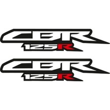 Motosev Honda Cbr 125 R Uyumlu Yan Granaj Sticker 002