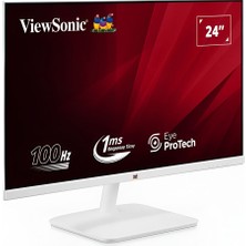 Viewsonic 24'' Full Hd 100Hz 1ms VA2432-H-W-2 Beyaz Monitör