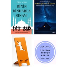 Destek Yayınları Dinin Dindarla Sınavı - Erol Çalı + Kuzey Işıklarının Şarkısı + Telefon Tutucu