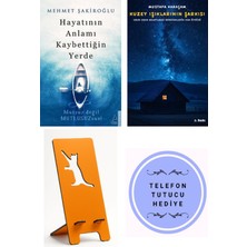 Destek Yayınları Hayatının Anlamı Kaybettiğin Yerde - Mehmet Şakiroğlu + Kuzey Işıklarının Şarkısı + Telefon Tutucu