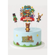 Parti Show Super Bear Adventure Pasta Süsü 5'li Set