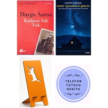 Doğan Kitap Kadının Adı Yok - Duygu Asena + Kuzey Işıklarının Şarkısı + Telefon Tutucu