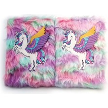 Lizbon Center Unicorn Tasarımlı Peluş Hatıra Defteri