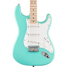 Squier Sonic Stratocaster Hard Tail Akçaağaç Klavye Wpg Sea Foam Green Elektro Gitar