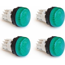 Emas Sinyal Lambası Korumalı Ledli Ø22 mm 24V Ac/dc (4 Adet)