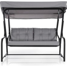 Dukas 3 Kişilik Metal Bahçe Salıncağı