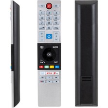 Poke Tshiba CT-8541 Netflix Prime Video-F Play Tuşlu LCD LED Tv Kumanda PK-7124