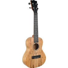 EMCC1996 Spalted Akçaağaç Konser Ukulele – Doğal Ahşap Görün