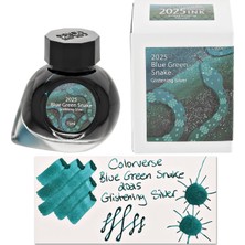Colorverse Coloverse 2025 Limited Edition Blue Green Snake Glistening Silver (15ML) Mürekkep