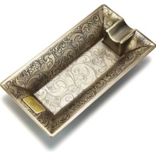 Bek Tobacco Cigarloong Metal Puro Küllüğü Tekli Damascus Gold