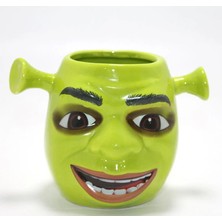Lizbon Center 3D Shrek Tasarımı Porselen Kupa Bardak