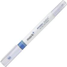 Kokuyo Mark+ Çift Taraflı ( Fosforlu ve Fineliner) Kalem Blue/blue