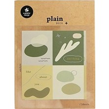Suatelier Deco Sticker Plain Label Stickers 1654 Plain 50