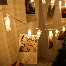 Lizbon Center Işıklı Mandallı Fotoğraf Albümü 20LI