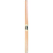 Belirtilmemiş Doğal Ahşap Oluklu Yuvarlak Çıta Dekoratif Ahşap Profil 60CM Bambu Görünümlü