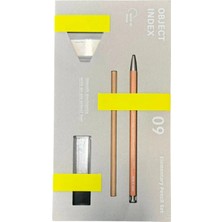 Kakimori Object Index Elementary Pencil 2.0mm Set Natural
