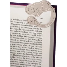 If Curled Up Corners Metal Kitap Ayracı - Sleepy Mouse