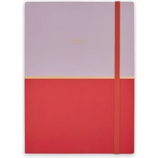 Episode Colorblock Duo Lilac Cherry A5 Perfect Bound Defter
