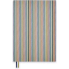 Episode Stripe Spectrum Pinstripe A5 Flex Linen Defter