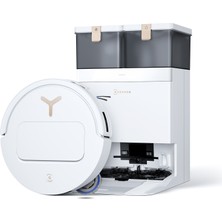 Ecovacs Deebot T50S Pro Robot Süpürge ve Paspas, 25.000 Pa Emiş Gücü, Truedge 2.0 Uzayabilen Yan Fırça, Zerotangle 2.0, 75°c Sıcak Su ile Paspas, Yıko Akıllı Temizlik, Otomatik Deterjan Dolumu