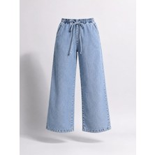 Ymr Moda Beli Lastikli Tensel Jeans