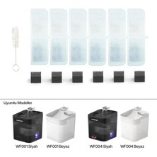 Haustier WF001 & WF004 Uyumlu Otomatik Kedi Su Sebili Filtre Seti (6 Adet)