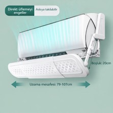 Ayarlanabilir Delikli Metal Tokalı Hava Yönlendirici Klima Aparatı Delikli Split Tipi Sperlik