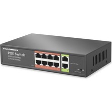 Skygo Poe Switch (8 Port, 2 Uplink, 65W, HDX1441)