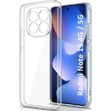 CepStok Xiaomi Redmi Note 15 4g/5g Kılıf Şeffaf Kamera Korumalı Esnek Yumuşak Silikon