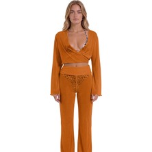 Louren Bağlamalı Drape Üst P25043